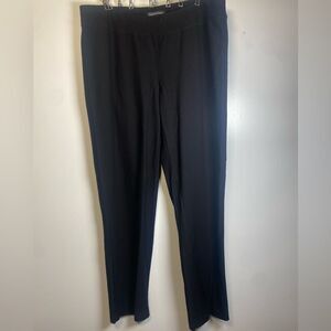 Eileen Fisher Classic Black Straight Leg Pants